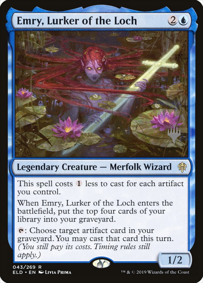 Emry, Lurker of the Loch (Promo Pack) [Throne of Eldraine Promos] | Game Grid - Logan