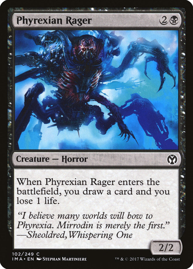 Phyrexian Rager [Iconic Masters] | Game Grid - Logan
