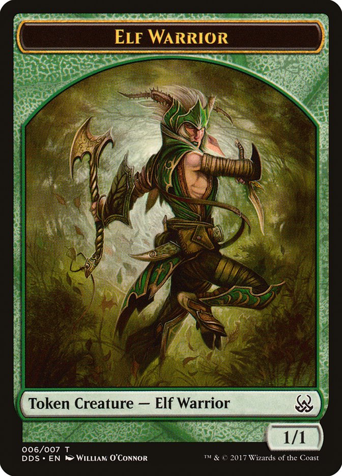 Elf Warrior Token [Duel Decks: Mind vs. Might Tokens] | Game Grid - Logan