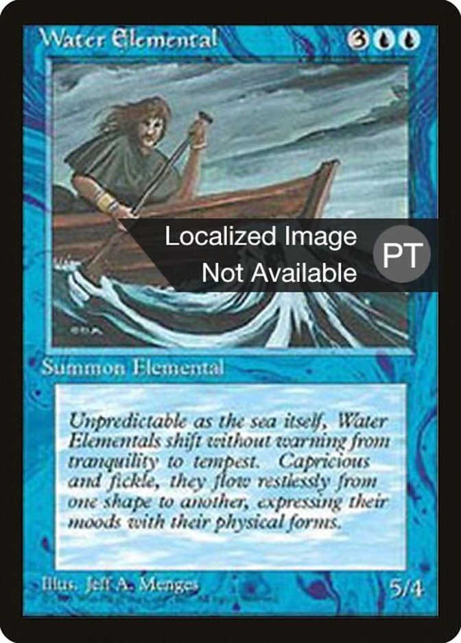 Water Elemental [Fourth Edition (Foreign Black Border)] | Game Grid - Logan