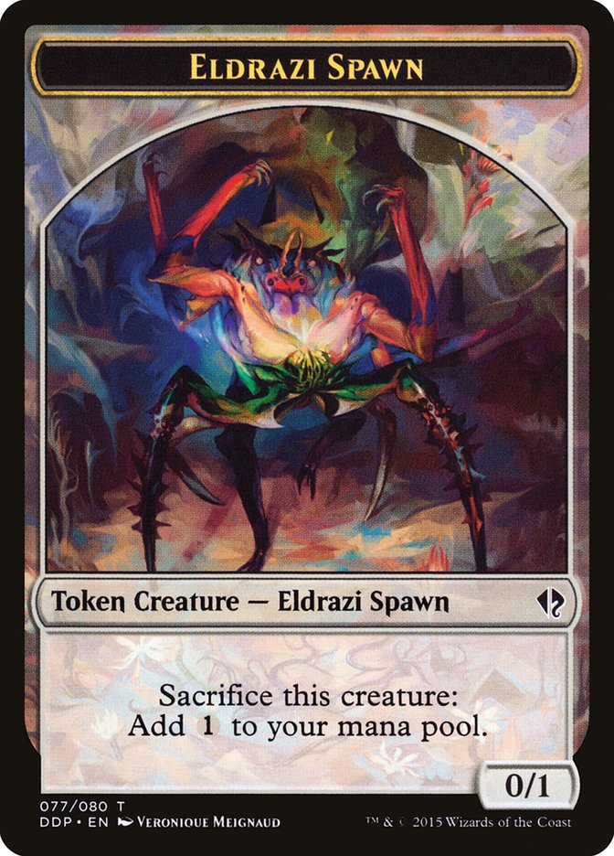 Eldrazi Spawn Token (077/080) [Duel Decks: Zendikar vs. Eldrazi] | Game Grid - Logan