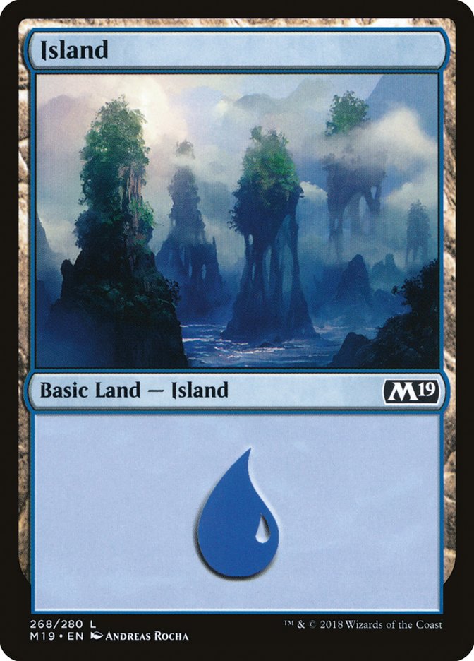 Island (268) [Core Set 2019] | Game Grid - Logan