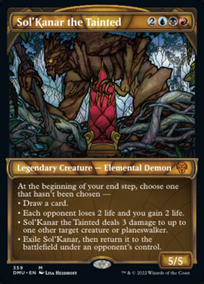 Sol'Kanar the Tainted (Showcase Textured) [Dominaria United] | Game Grid - Logan
