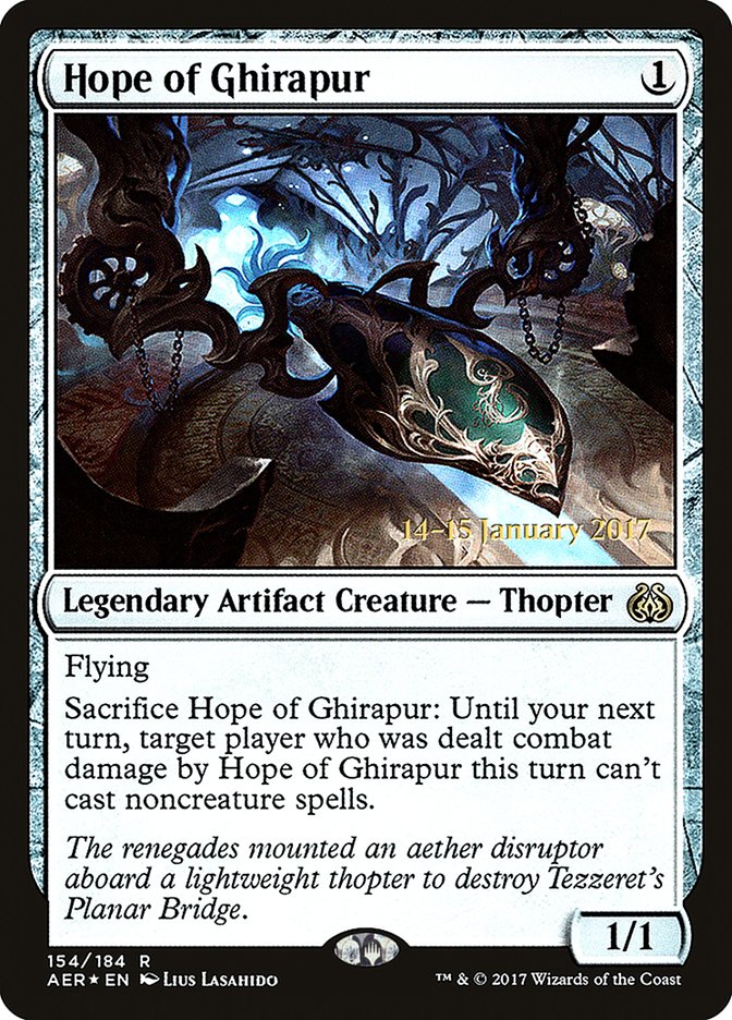 Hope of Ghirapur [Aether Revolt Prerelease Promos] | Game Grid - Logan