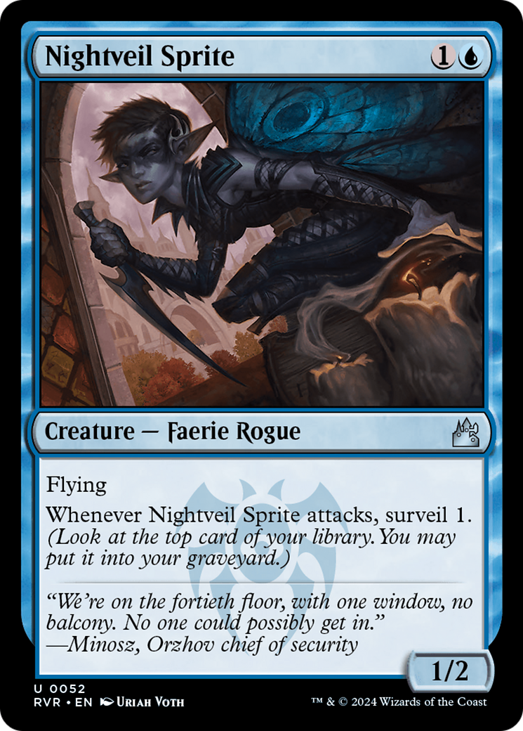 Nightveil Sprite [Ravnica Remastered] | Game Grid - Logan