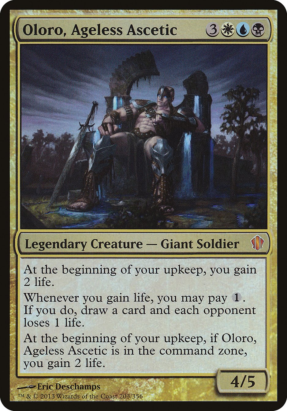 Oloro, Ageless Ascetic (Oversized) [Commander 2013 Oversized] | Game Grid - Logan