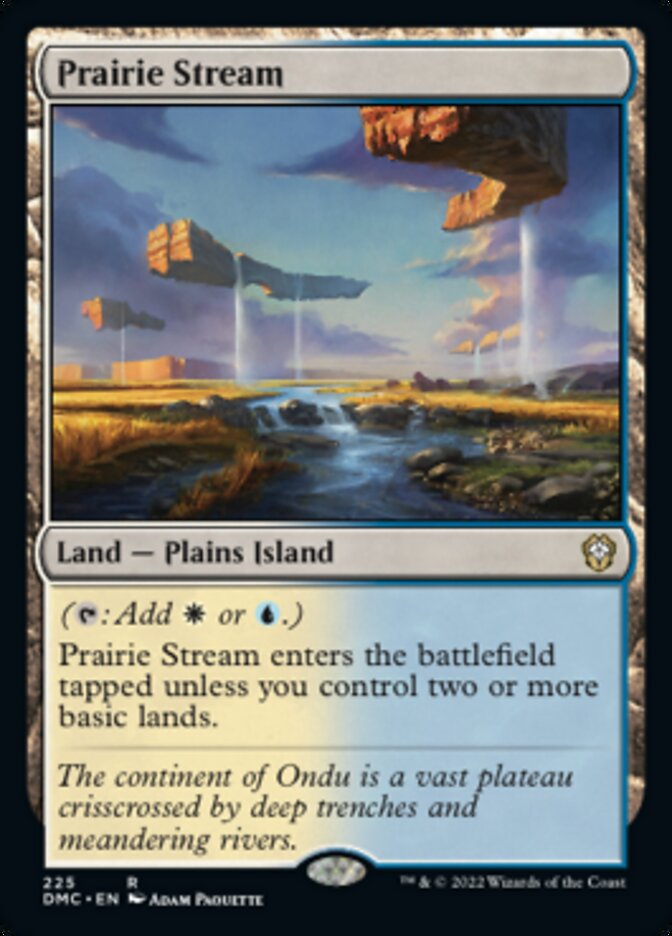 Prairie Stream [Dominaria United Commander] | Game Grid - Logan