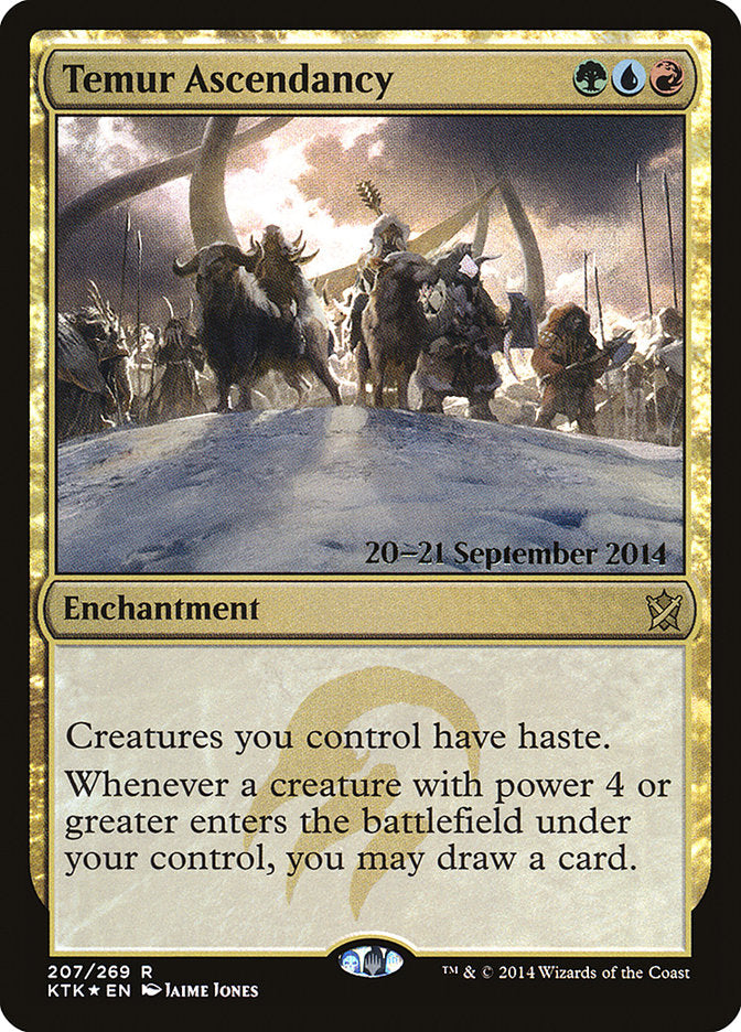 Temur Ascendancy [Khans of Tarkir Prerelease Promos] | Game Grid - Logan