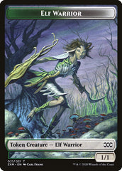 Myr (007) // Elf Warrior Double-Sided Token [Double Masters Tokens] | Game Grid - Logan