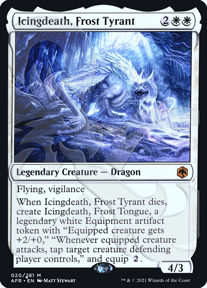 Icingdeath, Frost Tyrant (Ampersand Promo) [Dungeons & Dragons: Adventures in the Forgotten Realms Promos] | Game Grid - Logan