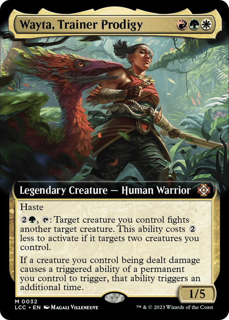 Wayta, Trainer Prodigy (Extended Art) [The Lost Caverns of Ixalan Commander] | Game Grid - Logan