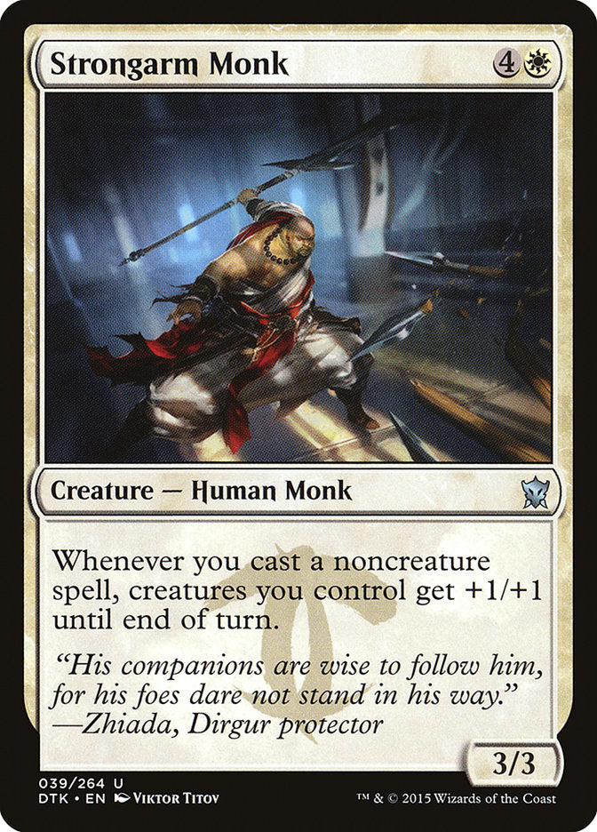 Strongarm Monk [Dragons of Tarkir] | Game Grid - Logan