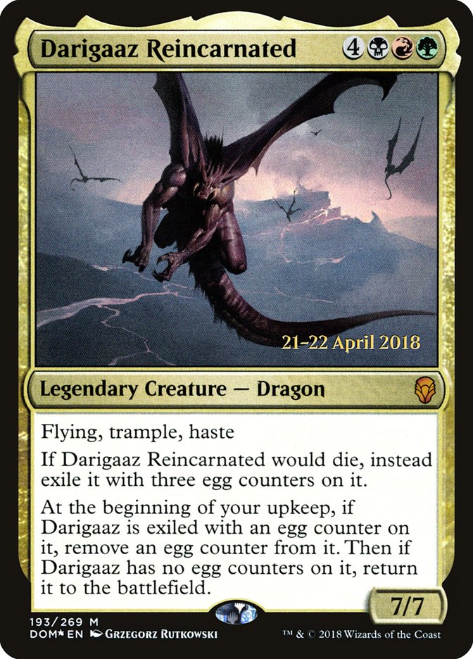 Darigaaz Reincarnated [Dominaria Prerelease Promos] | Game Grid - Logan