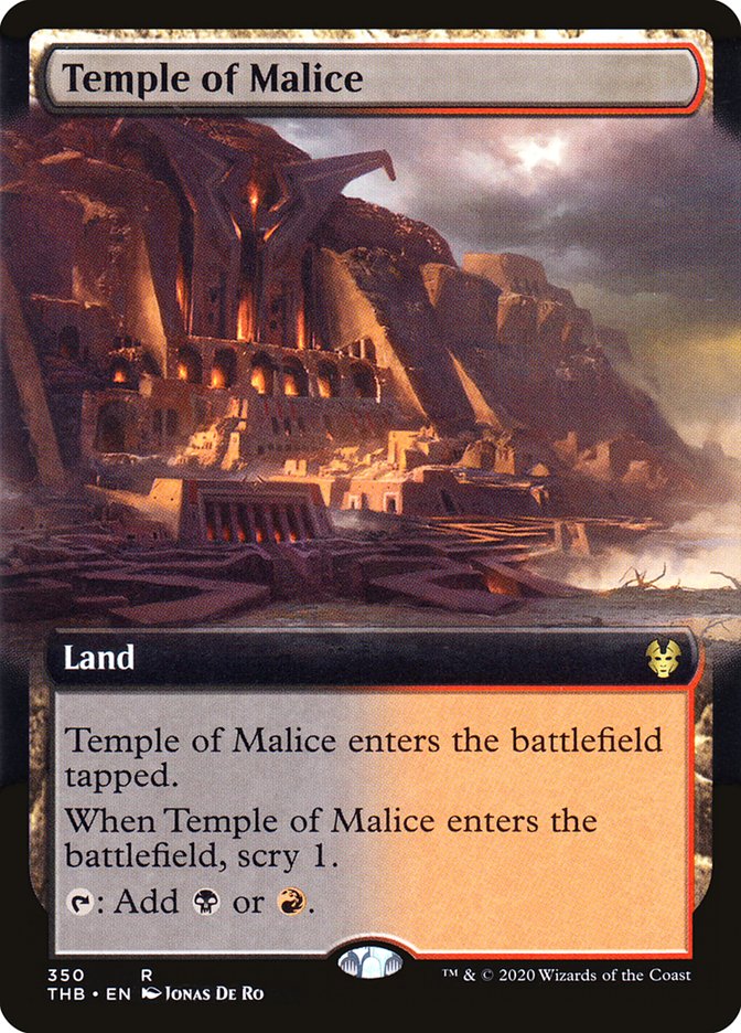 Temple of Malice (Extended Art) [Theros Beyond Death] | Game Grid - Logan