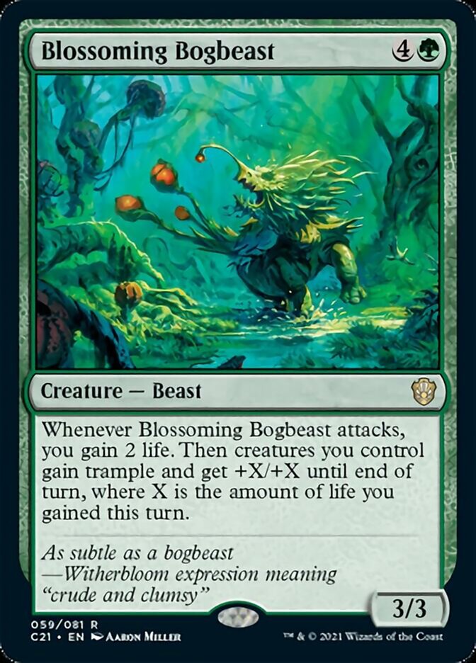 Blossoming Bogbeast [Commander 2021] | Game Grid - Logan