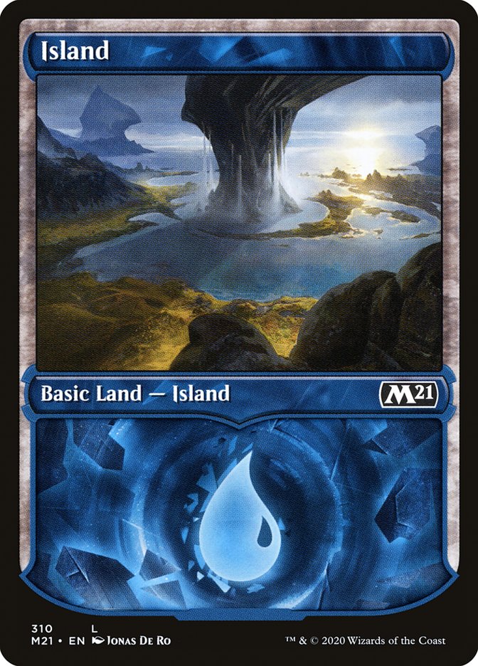 Island (310) (Showcase) [Core Set 2021] | Game Grid - Logan