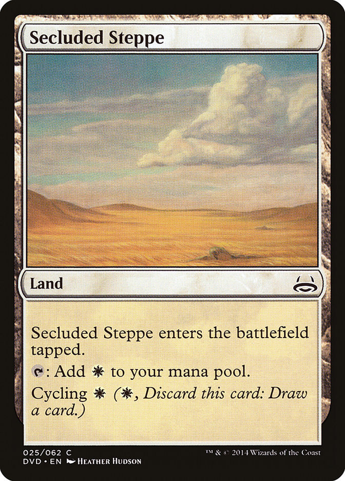 Secluded Steppe (Divine vs. Demonic) [Duel Decks Anthology] | Game Grid - Logan