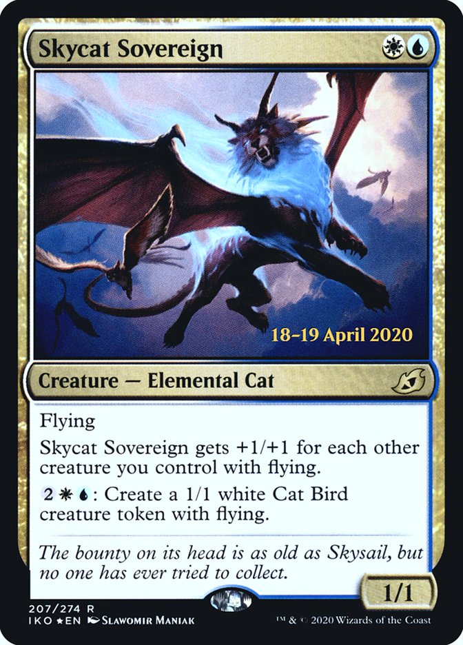 Skycat Sovereign [Ikoria: Lair of Behemoths Prerelease Promos] | Game Grid - Logan