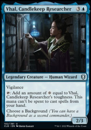 Vhal, Candlekeep Researcher [Commander Legends: Battle for Baldur's Gate] | Game Grid - Logan