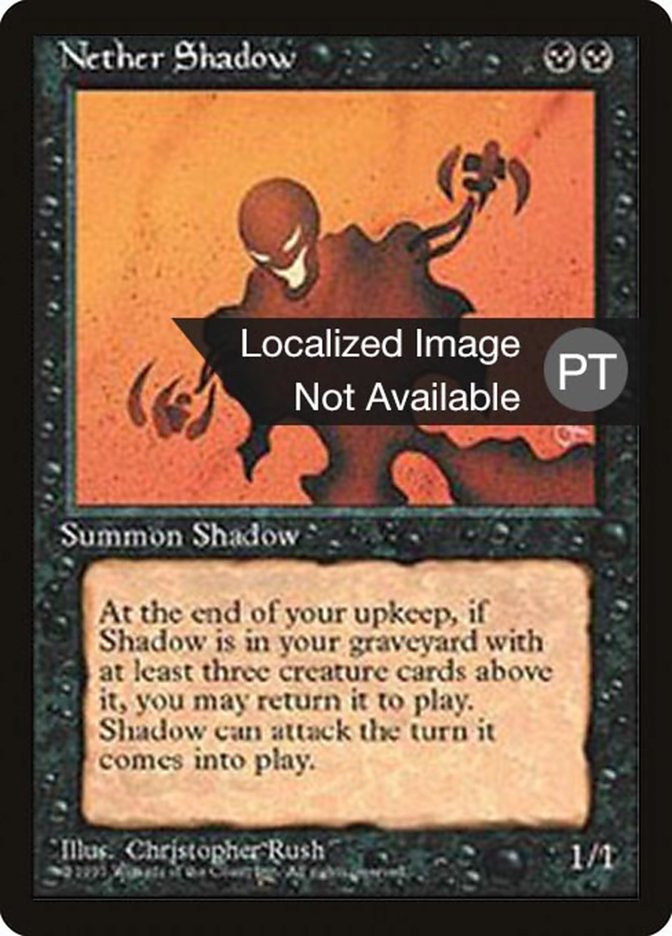 Nether Shadow [Fourth Edition (Foreign Black Border)] | Game Grid - Logan