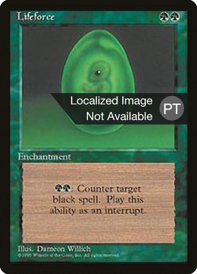 Lifeforce [Fourth Edition (Foreign Black Border)] | Game Grid - Logan