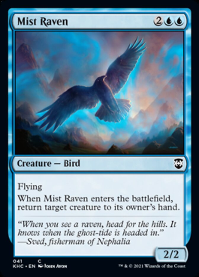 Mist Raven [Kaldheim Commander] | Game Grid - Logan