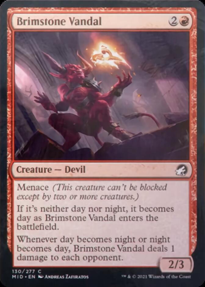 Brimstone Vandal [Innistrad: Midnight Hunt] | Game Grid - Logan