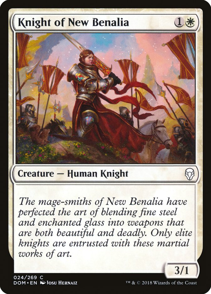 Knight of New Benalia [Dominaria] | Game Grid - Logan