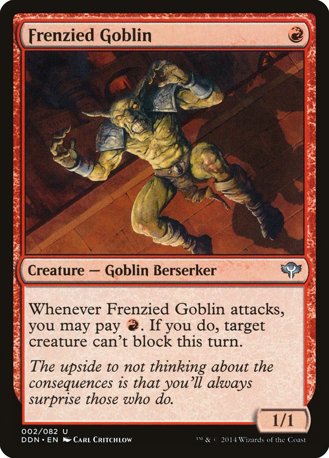 Frenzied Goblin [Duel Decks: Speed vs. Cunning] | Game Grid - Logan