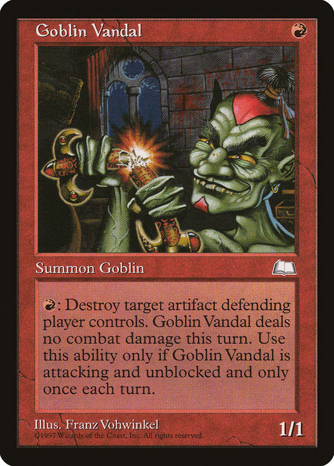 Goblin Vandal [Weatherlight] | Game Grid - Logan