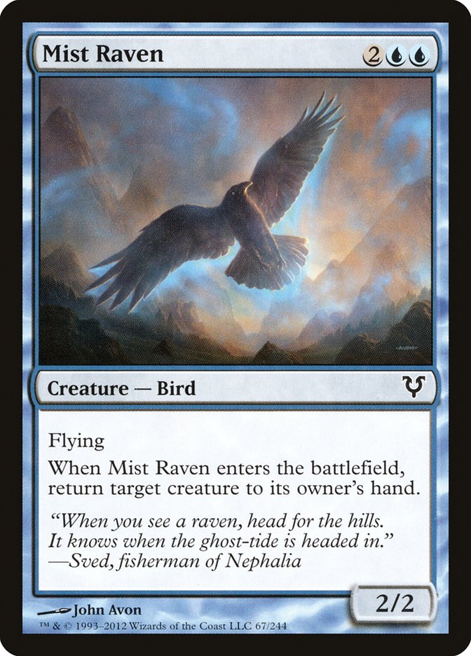 Mist Raven [Avacyn Restored] | Game Grid - Logan