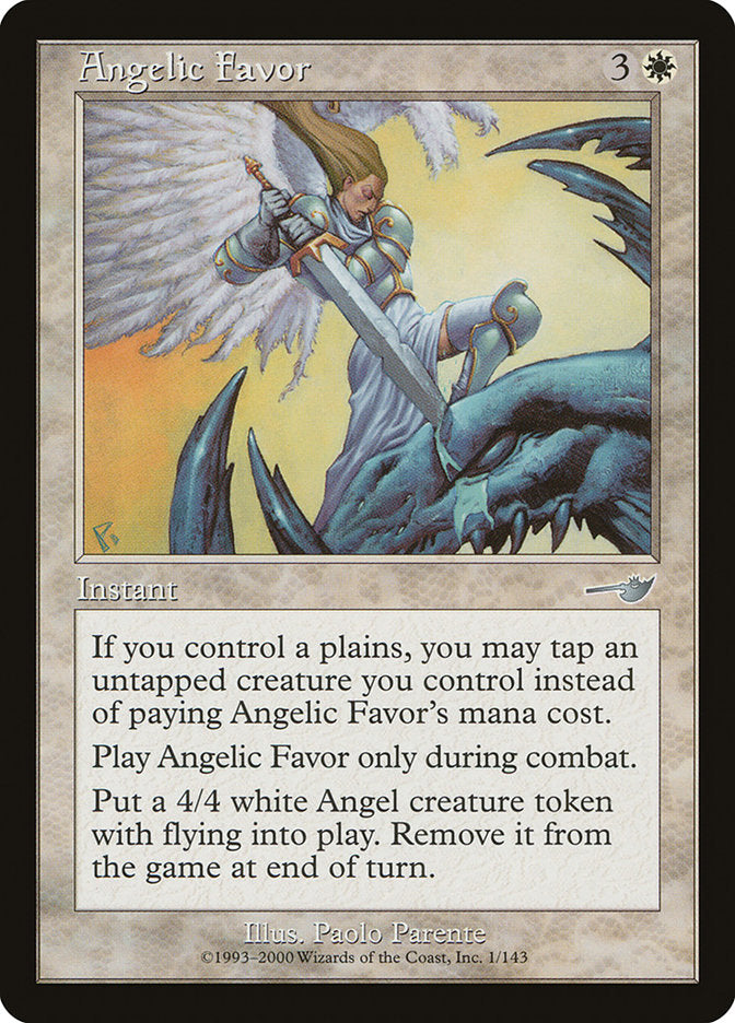 Angelic Favor [Nemesis] | Game Grid - Logan
