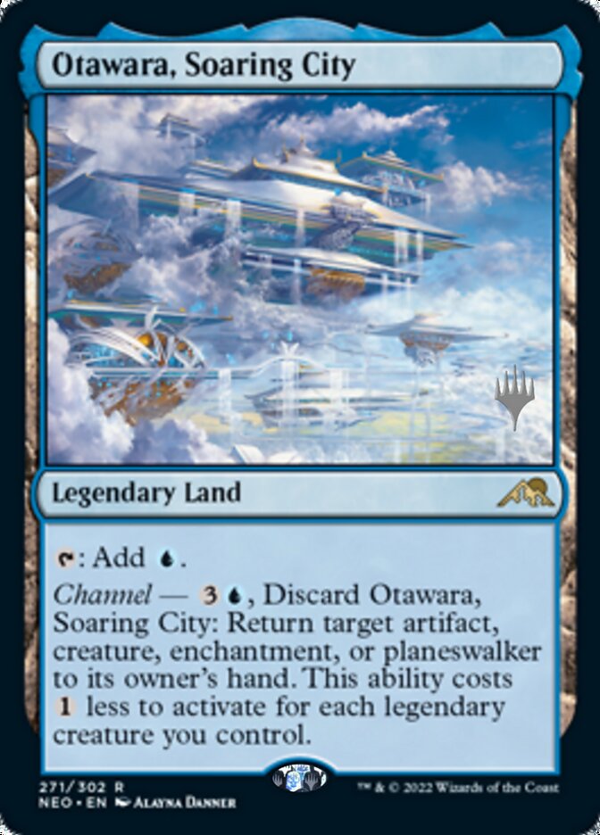 Otawara, Soaring City (Promo Pack) [Kamigawa: Neon Dynasty Promos] | Game Grid - Logan