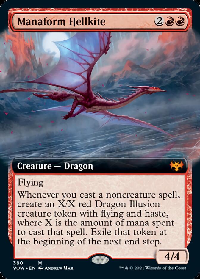 Manaform Hellkite (Extended Art) [Innistrad: Crimson Vow] | Game Grid - Logan