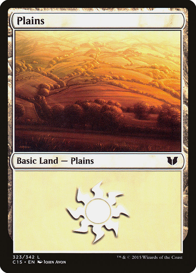 Plains (323) [Commander 2015] | Game Grid - Logan