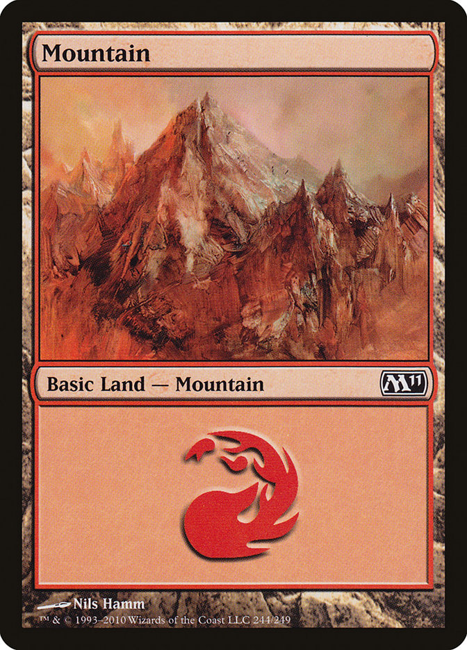 Mountain (244) [Magic 2011] | Game Grid - Logan