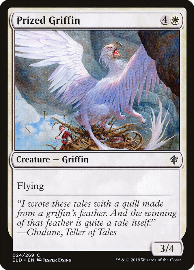 Prized Griffin [Throne of Eldraine] | Game Grid - Logan