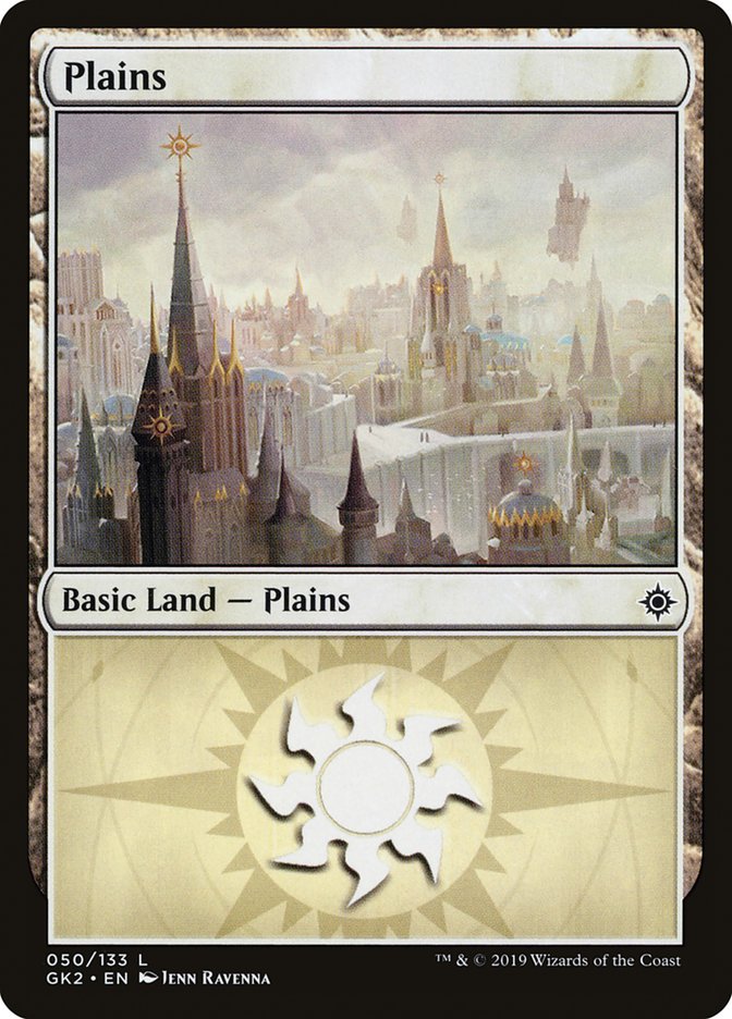 Plains (50) [Ravnica Allegiance Guild Kit] | Game Grid - Logan