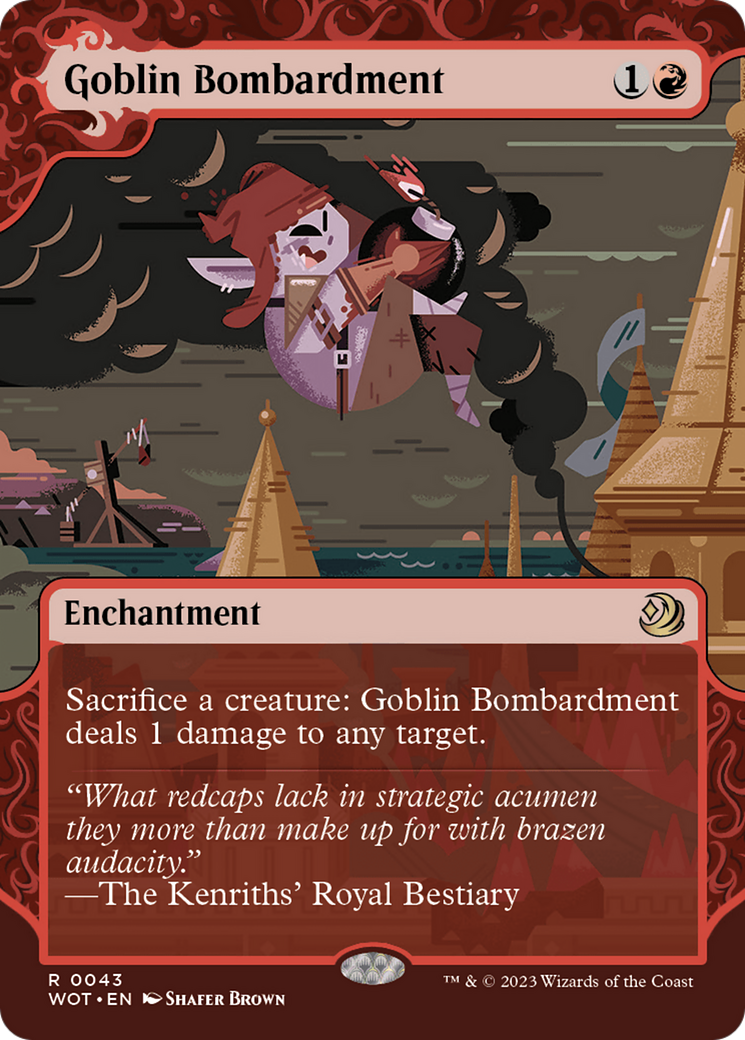 Goblin Bombardment [Wilds of Eldraine: Enchanting Tales] | Game Grid - Logan