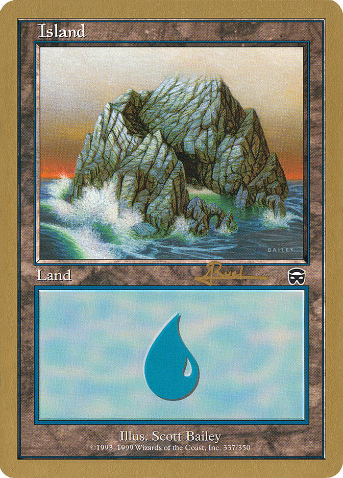 Island (ar337) (Antoine Ruel) [World Championship Decks 2001] | Game Grid - Logan