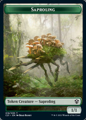 Food // Saproling Double-Sided Token [Commander 2021 Tokens] | Game Grid - Logan