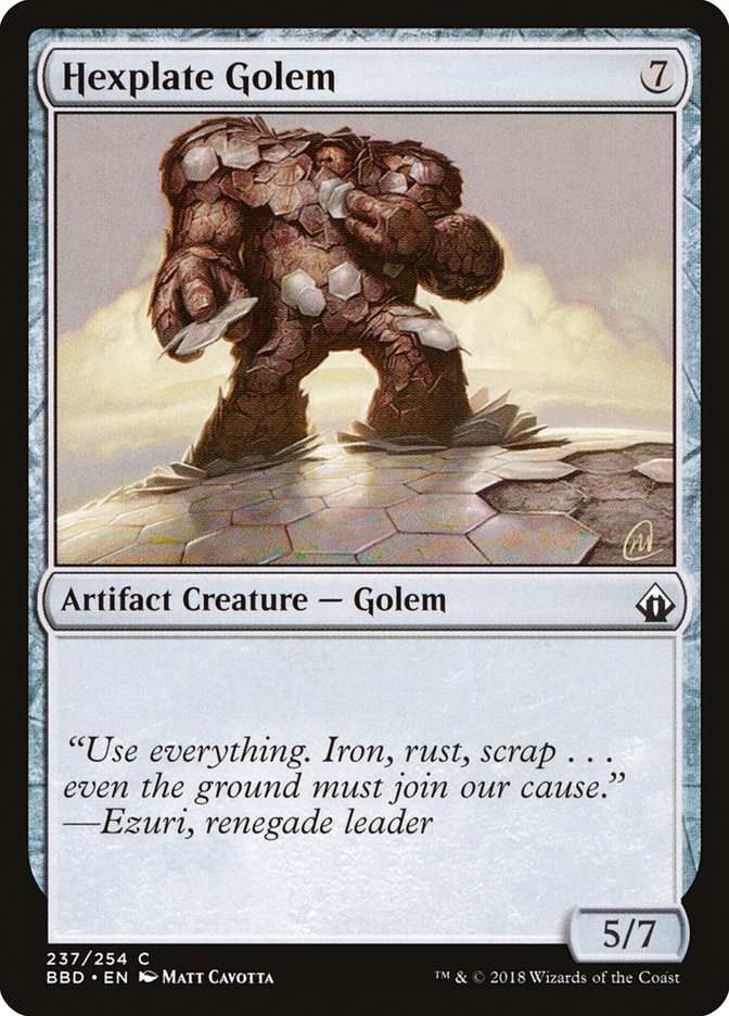 Hexplate Golem [Battlebond] | Game Grid - Logan