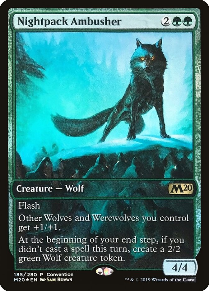 Nightpack Ambusher (Convention) [Core Set 2020 Promos] | Game Grid - Logan