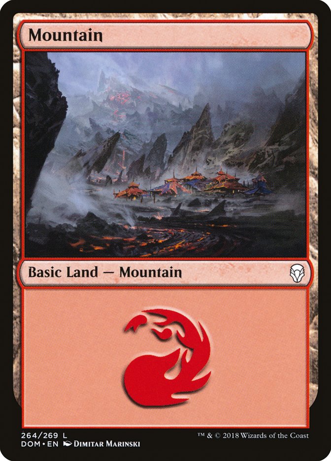 Mountain (264) [Dominaria] | Game Grid - Logan