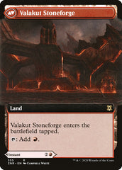 Valakut Awakening // Valakut Stoneforge (Extended Art) [Zendikar Rising] | Game Grid - Logan