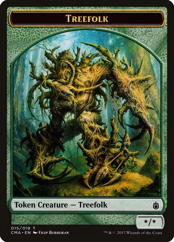 Treefolk Token [Commander Anthology Tokens] | Game Grid - Logan