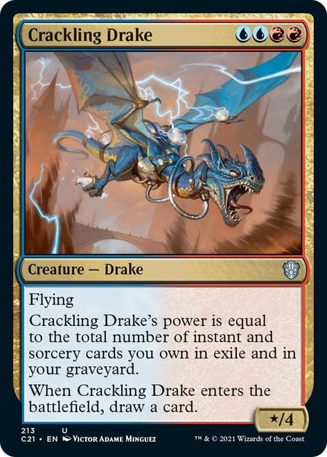 Crackling Drake [Commander 2021] | Game Grid - Logan