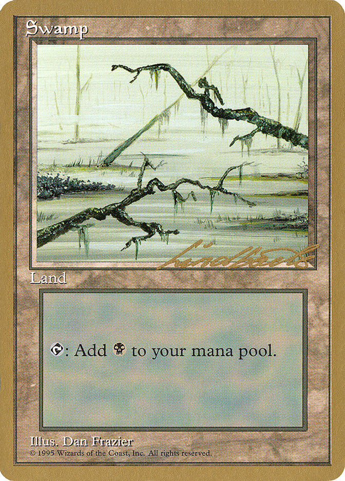 Swamp (ll371) (Leon Lindback) [Pro Tour Collector Set] | Game Grid - Logan