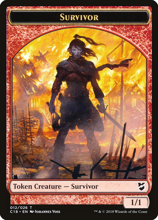 Survivor Token [Commander 2018 Tokens] | Game Grid - Logan