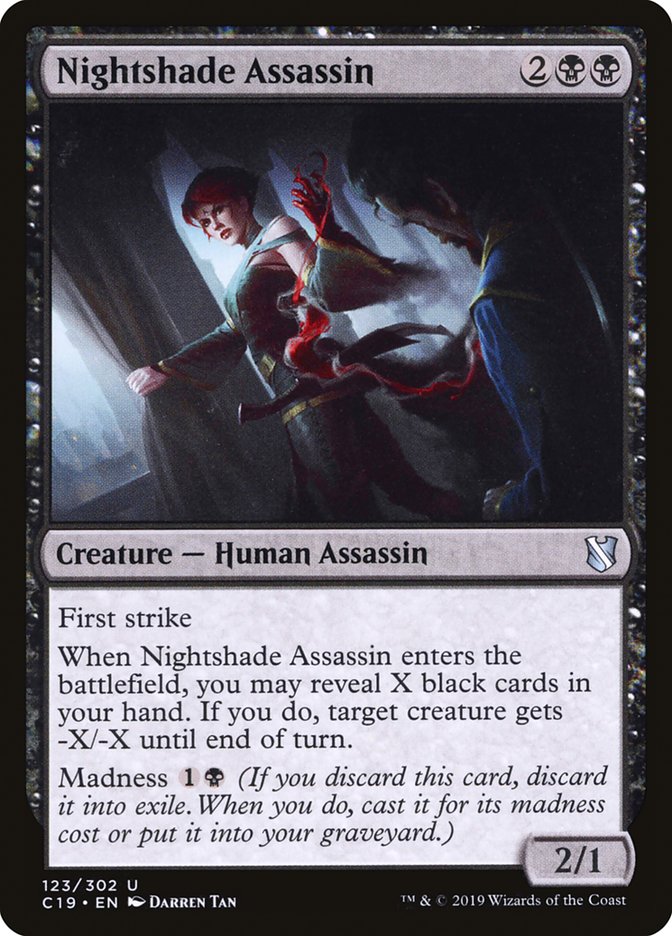 Nightshade Assassin [Commander 2019] | Game Grid - Logan